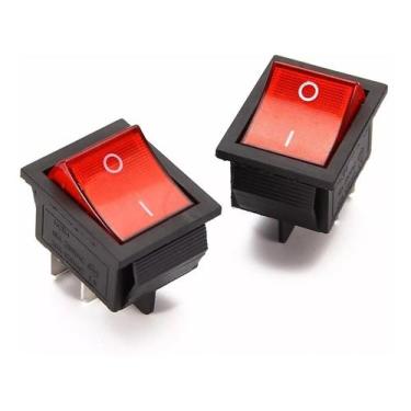 Imagem de Interruptor Liga/desliga Tipo Gangorra Kcd4-201n Com Led - DAIER