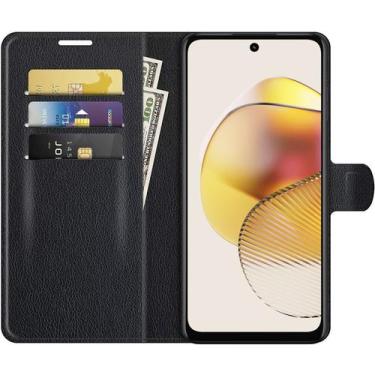 Imagem de Capa Capinha Carteira Para Motorola Moto G73 Case Couro Flip - Danet, 