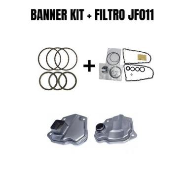 Imagem de Banner kit com filtro do câmbio automático jf011 - TRANSNATION