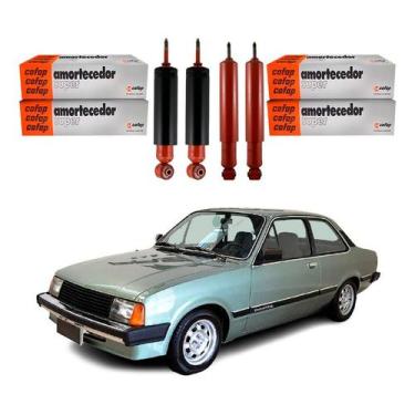 Imagem de Kit Amortecedor Dianteiro Traseiro Chevette 1.6 1983 A 1987 - Cofap