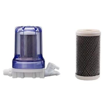 Imagem de Kit Filtro 3M Aqualar Bella Fonte AZUL + Refil