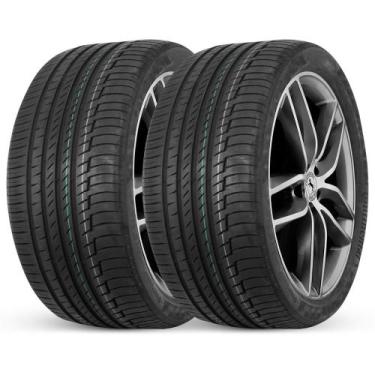 Imagem de Kit 2 Pneu Aro 19 235/50R19 Continental 99W PremiumContact 6 SSR Run F