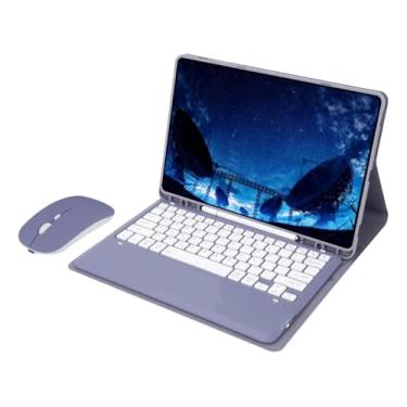 Imagem de Capa Para S8 Ultra Anti-queda + Teclado De Toque + Mouse (Cinza Lavanda)