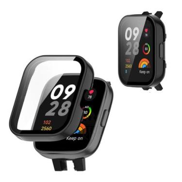 Imagem de Bumper 360º Protege Borda e Tela para Watch 3 - Teck King, Preto