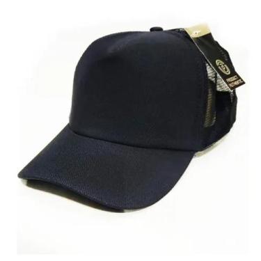 Imagem de Kit 10 Boné Trucker Telinha Liso Atacado Empresa Logotipo Personalizar