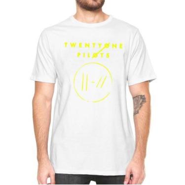 Imagem de Camisa Masculina Twenty One Pilots 21 Lançamento 100% Algodão - SEMPRE