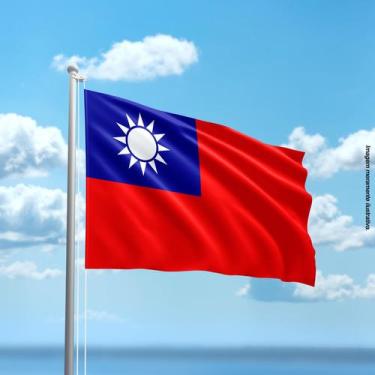 Imagem de Bandeira de Taiwan em Oxford 140x80cm - PRESENTE-BRINDE