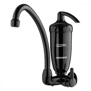 Imagem de Torneira Bica Movel Filtro Parede Lorenzetti Abs Acquabella Preta, Pre