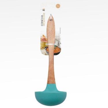 Imagem de Work Candy Concha Silicone Cabo Madeira - art house