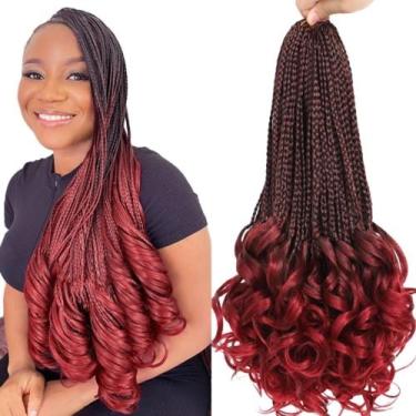 Imagem de Cabelo French Curl Trançado Fibra Premiun Importada 300g - D&D Commerc