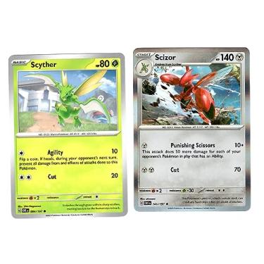 Imagem de Scizor 141/197 Holo Rare - Obsidian Flames - Pokemon Evolution 2 Card Lot