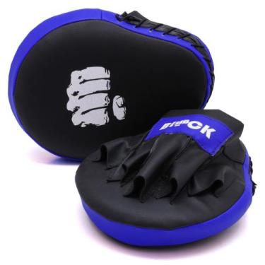 Imagem de Kit 2 manopla de soco pra treino manopla boxe mma etc - BLOCK, Azul