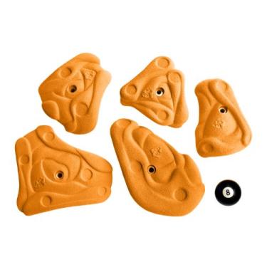 Imagem de Atxarte Omaha Finger Jugs Climbing Holds, Laranja