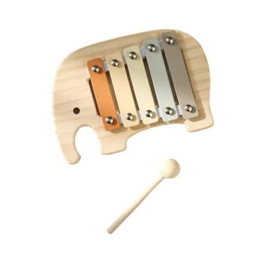 Imagem de Dynwave Xilofone de 5 notas Xilofone brinquedo musical coordenação percepção de cores instrumento de percussão para performance ao vivo ao ar livre