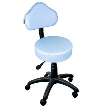 Imagem de Cadeira Mocho Azul Claro - ULTRA Móveis - Ultra Móveis Corporativo
