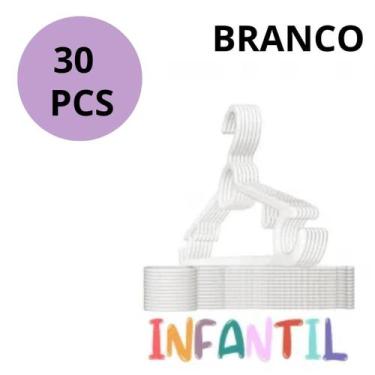 Imagem de KIT 30 Cabide Infantil Titureiro De Luxo Executivo Reforçado Organizar