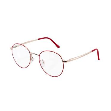 Imagem de Óculos de Sol Feminino e Masculino Redondo Metal Acompanha Case Envio 