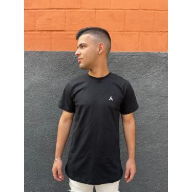 Imagem de Kit 3 Camisetas Básicas de Algodão Carline, Preto, Cinza, Bege, GG