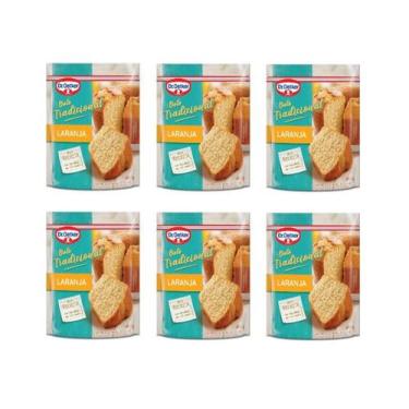 Imagem de Kit c/ 6 Bolo Tradicional de Laranja 400g - Dr. Oetker