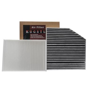 Imagem de Filtro de ar de cabine para Mercedes C300 GLC300 GLC350e GLC43 GLC63, 2018-2023 C43/C63/GLC43/GLC63/E43/E53/E63 AMG, 2019-2023 E350 E44 50 modelos selecionados Substituição # 2058350147 e 1668300218