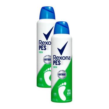 Imagem de Kit 2 Desodorante para os Pés Rexona Fresh Antibac Tripla Ação Aerosol