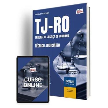 Imagem de Apostila TJ-RO 2024 - Técnico Judiciário