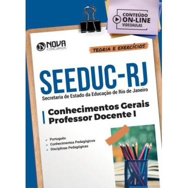 Imagem de Apostila SEDUC-RJ - Conhecimentos Gerais - Professor Docente I