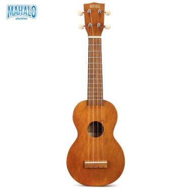 Imagem de Ukulele soprano serie kahiko marrom natural - MAHALO