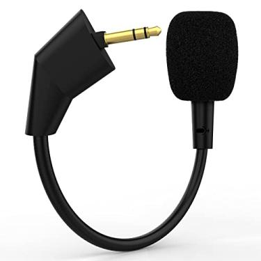 Imagem de Substituição Cloud 2 Mic Boom para 1ª versão Kingston HyperX Cloud Core Cloud Pro CloudX Wire Gaming Headsets, microfone inclinado destacável de 3,5 mm (microfone de extremidade inclinada)