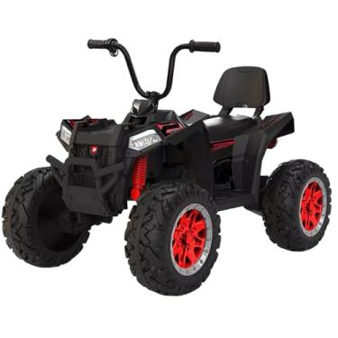 Imagem de Mini Quadriciclo Elétrico Infantil 12V Baby Style Buggy Veiculo Motorizado Crianças até 50kg Bateria Recarregável Suporte MP3 4 Motores Estrutura Robusta e Alta Capacidade Diversão e Segurança (Preto)