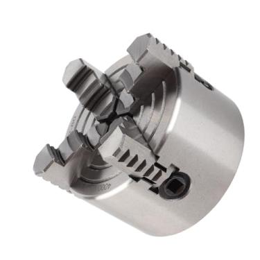 Imagem de K72-80 Mandril de Torno de Metal Reversível e Independente de 4 Mandíbulas, Material de, Centro Ajustável, Processamento Especial, Velocidade de 4000 R/min, para