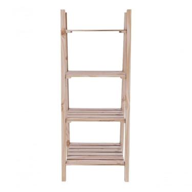 Imagem de Arara De Roupa Multifuncional De Madeira Pinus Para Quartos/salas