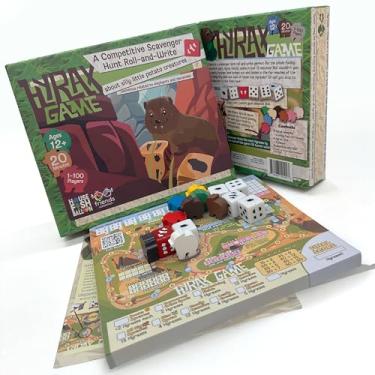 Imagem de The Hyrax Game | Roll and Write Dice Game About WAWA Potatoes | 120 Pages | 1-99 Players | Family Friendly Board Game | 20 Min Gametime