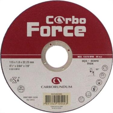 Imagem de Disco De Corte Para Inox Carborundum 4.1/2 X 1,0Mm Ltw