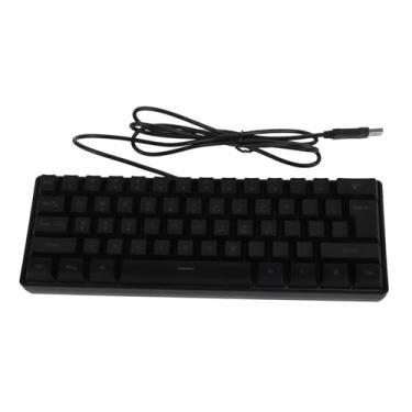 Imagem de 6 Teclas Hanical Teclado - Luz de Fundo RGB, Teclado Com Fio Portátil Ultrafino para Casa, Escritório, Escola e Viagem