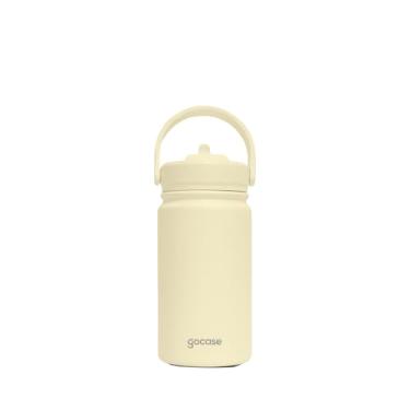Imagem de Garrafa Térmica Gocase Fresh Mini Inox Parede Dupla Isolada À Vácuo 350ml (Off White)