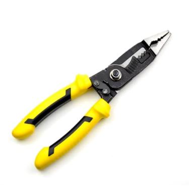 Imagem de Alicate Multifuncional Alicate para corte e aperto com cabo ergonômico Força Dupla Alicate Universal Ergonômico 8 Polegadas