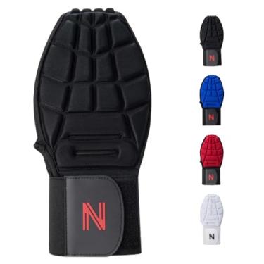 Imagem de Norespnea Luva deslizante de beisebol, luva deslizante para beisebol e softbol, luva deslizante de beisebol para jovens e adultos, equipamento de proteção de beisebol para mãos esquerda e direita