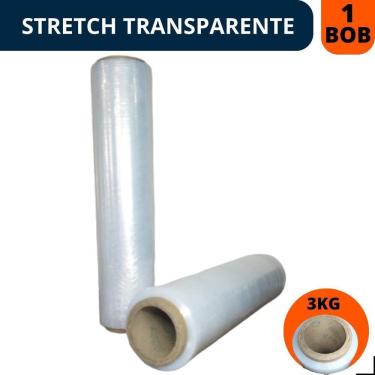 Imagem de Rolo Filme Stretch Manual 3Kg 500Mm X 300 Metros 1 Bobina