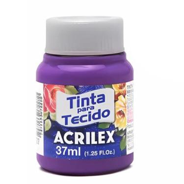 Imagem de Tinta Para Tecido Acrilex Fosca 37ml Escolha a Cor, 540 - VIOLETA COBA