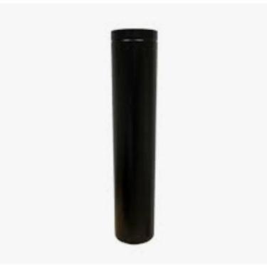 Imagem de Cano 200mm para Churrasqueiras e Lareiras - Preto - Metalúrgica PTZ