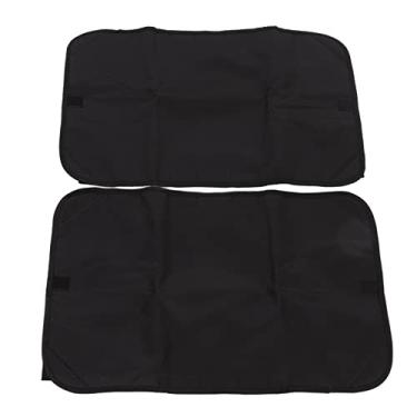 Imagem de Tampa da Janela da Porta do RV Sombra, Blackout de Soleira UV de Camada Dupla para a Maioria Dos RVs, Fácil de Usar Com 4 Gancho Adesivo e Loop, Material Espesso Com Filme de