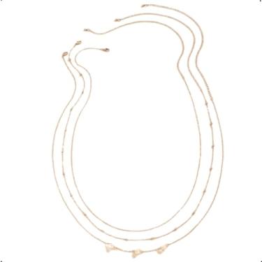 Imagem de Cinto de corrente multicamadas Dourada ou Prateada cinto para mulheres vestido corpo barriga corrente metal cintura corrente blogueira instagram (Dourada Bolinha)