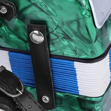 Imagem de Piano de baixo, ABS 8 Bass 17 teclas acordeão piano para iniciantes para estudantes (verde)