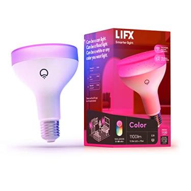 Imagem de LIFX Lâmpada colorida 1100 lúmens BR30 E26, branca, pacote com 1