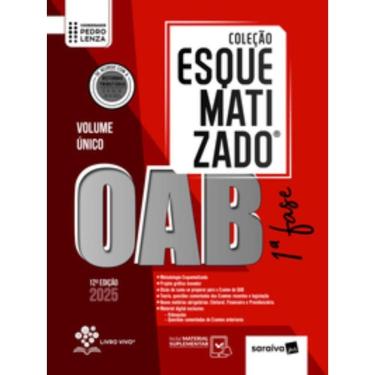 Imagem de Coleção Esquematizado - Oab 1ª Fase - Volume Único - 12ª Edição 2025