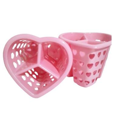 Imagem de Escorredor de talher coração plástico - Cosy