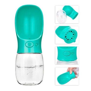 Imagem de Garrafa De Água Para Cães Gatos Portátil E Prática - Pet