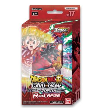 Imagem de Jogo de Cartas bandai Dragon Ball Super cg Zenkai SD17 Red Rage