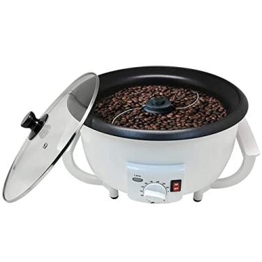 Imagem de Torradeira de café doméstica torradeira elétrica de grãos de café máquina para assar café em aço inoxidável temperatura ajustável adequada para assar café, feijões, chá, grãos